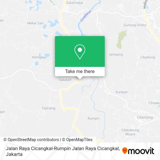 Jalan Raya Cicangkal-Rumpin Jalan Raya Cicangkal, Rumpin map