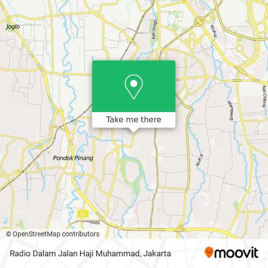 Radio Dalam Jalan Haji Muhammad map