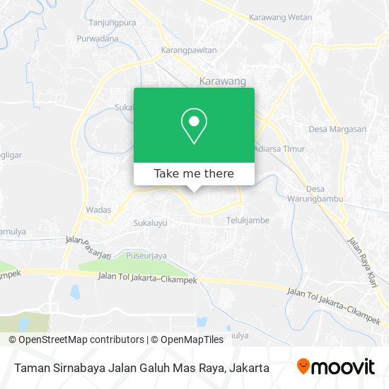 Taman Sirnabaya Jalan Galuh Mas Raya map