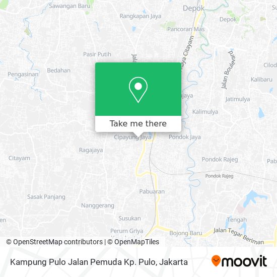 Kampung Pulo Jalan Pemuda Kp. Pulo map
