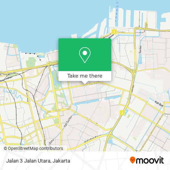 Jalan 3 Jalan Utara map