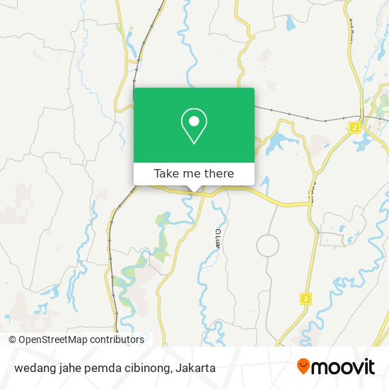 wedang jahe pemda cibinong map