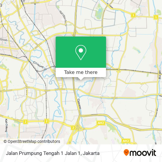 Jalan Prumpung Tengah 1 Jalan 1 map