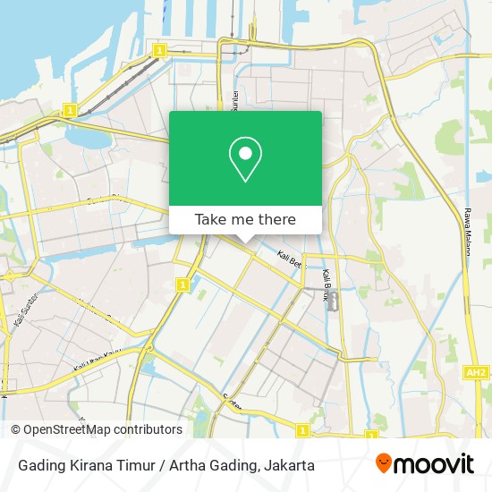 Gading Kirana Timur / Artha Gading map