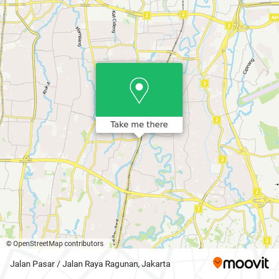 Jalan Pasar / Jalan Raya Ragunan map