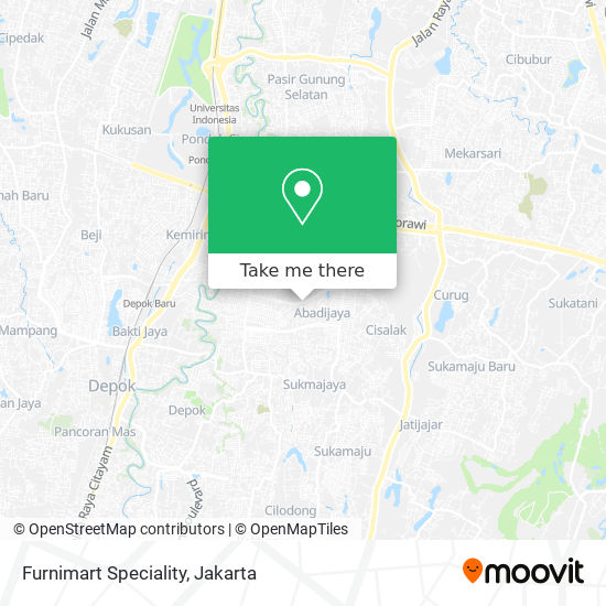 Furnimart Speciality map