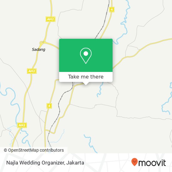 Najla Wedding Organizer, Perumahan Dian Anyar map