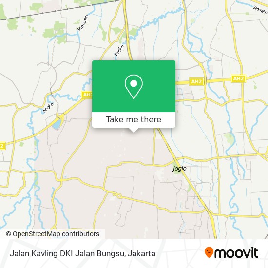 Jalan Kavling DKI Jalan Bungsu map