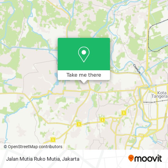Jalan Mutia Ruko Mutia map