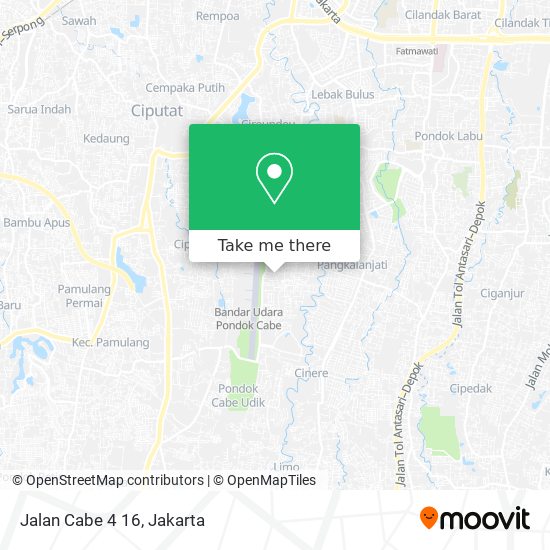 Jalan Cabe 4 16 map