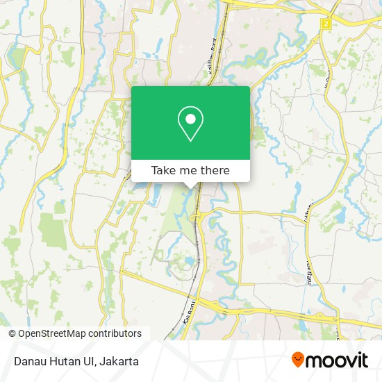 Danau Hutan UI map