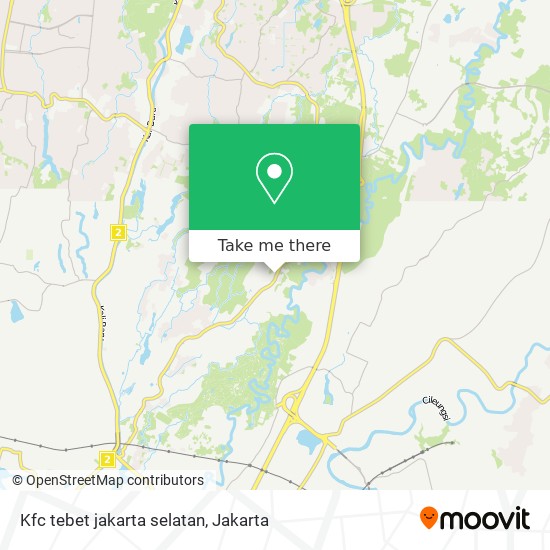 Kfc tebet jakarta selatan map