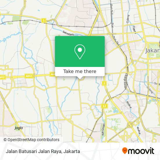 Jalan Batusari Jalan Raya map