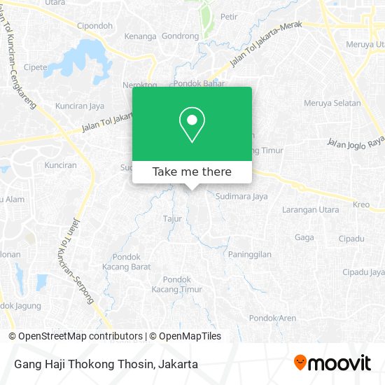 Gang Haji Thokong Thosin map