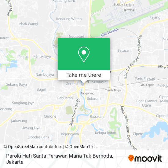 Paroki Hati Santa Perawan Maria Tak Bernoda map