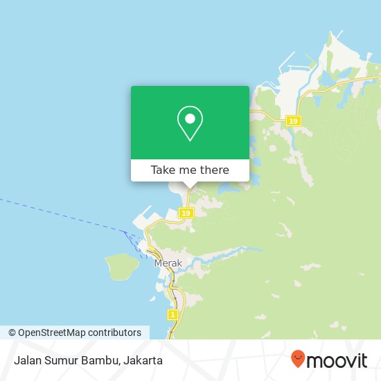 Jalan Sumur Bambu, Pulomerak map