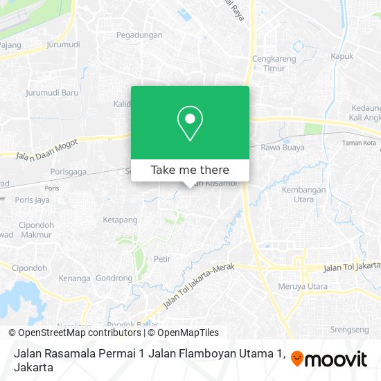 Jalan Rasamala Permai 1 Jalan Flamboyan Utama 1 map