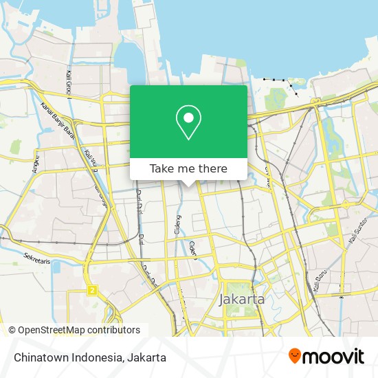 Chinatown Indonesia map