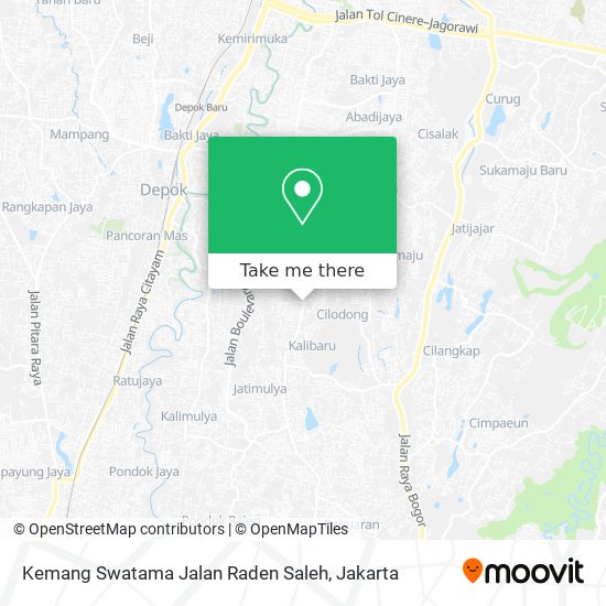 Kemang Swatama Jalan Raden Saleh map