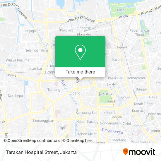 Tarakan Hospital Street map