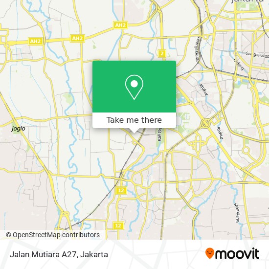 Jalan Mutiara A27 map