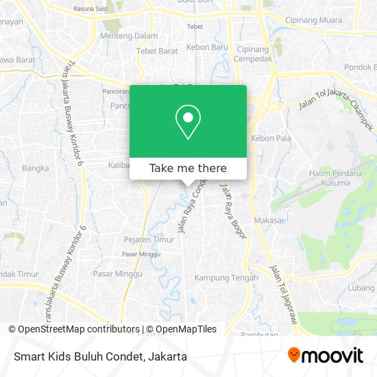 Smart Kids Buluh Condet map