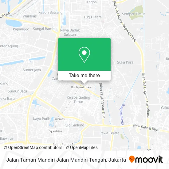 Jalan Taman Mandiri Jalan Mandiri Tengah map