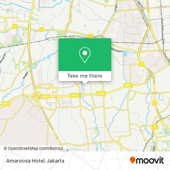 Amaroosa Hotel map