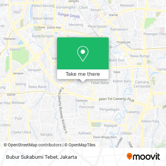 Bubur Sukabumi Tebet map