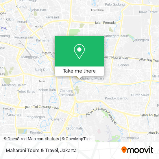 Maharani Tours & Travel map