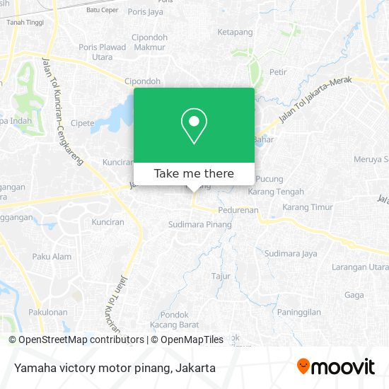 Yamaha victory motor pinang map