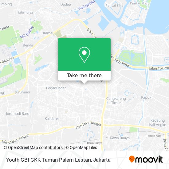 Youth GBI GKK Taman Palem Lestari map