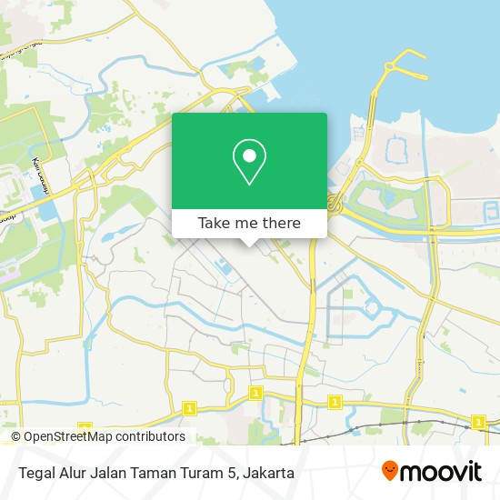 Tegal Alur Jalan Taman Turam 5 map