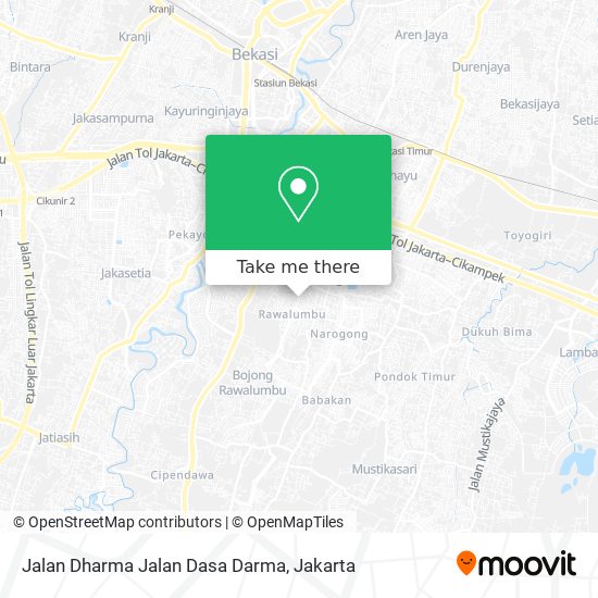 Jalan Dharma Jalan Dasa Darma map