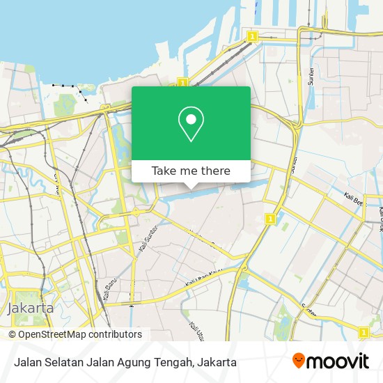 Jalan Selatan Jalan Agung Tengah map