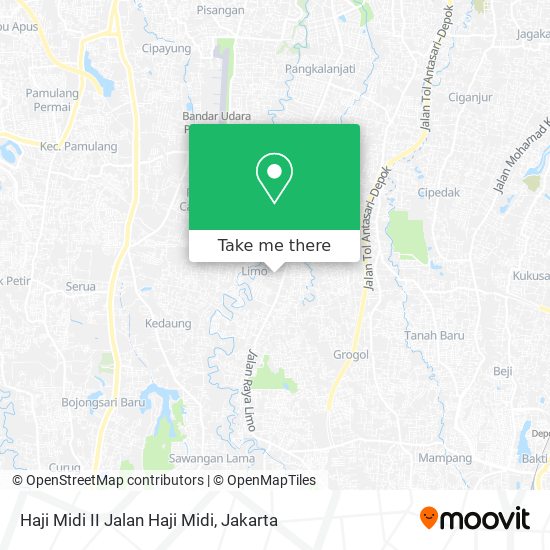Haji Midi II Jalan Haji Midi map