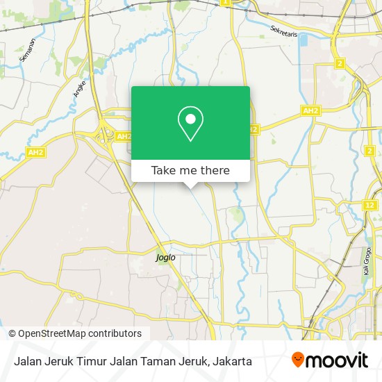 Jalan Jeruk Timur Jalan Taman Jeruk map