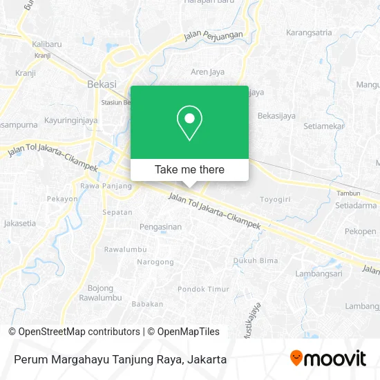 Perum Margahayu Tanjung Raya map