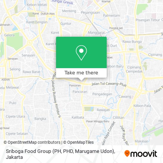 Sriboga Food Group (PH, PHD, Marugame Udon) map