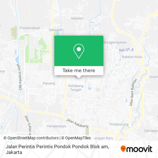 Jalan Perintis Perintis Pondok Pondok Blok am map