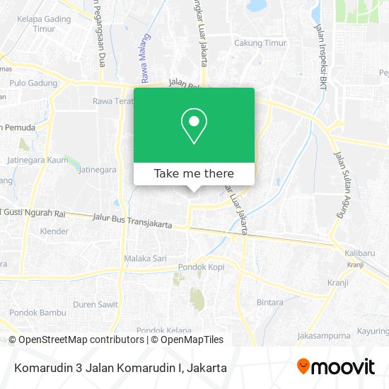 Komarudin 3 Jalan Komarudin I map