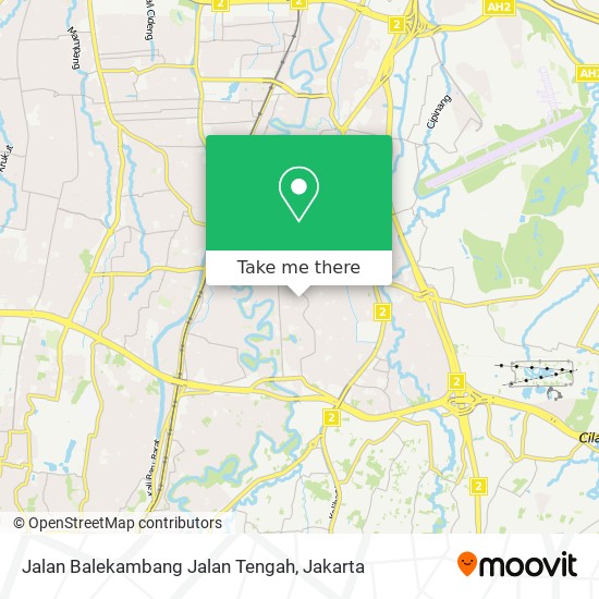 Jalan Balekambang Jalan Tengah map