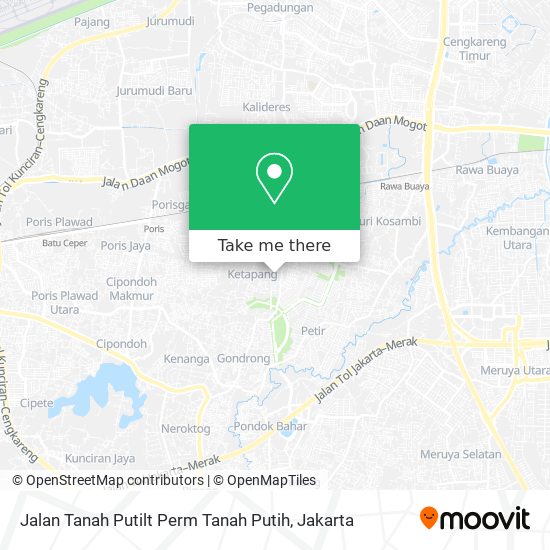 Jalan Tanah Putilt Perm Tanah Putih map