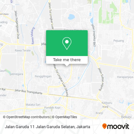 Jalan Garuda 11 Jalan Garuda Selatan map