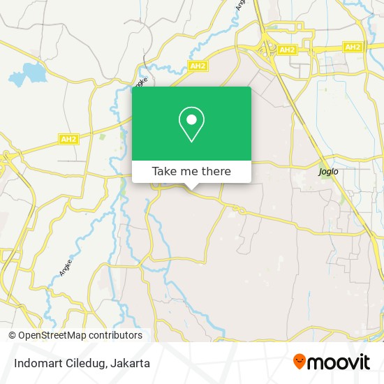 Indomart Ciledug map