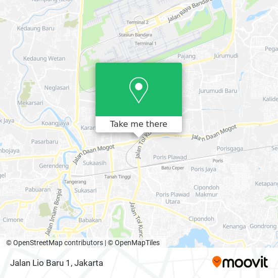 Jalan Lio Baru 1 map