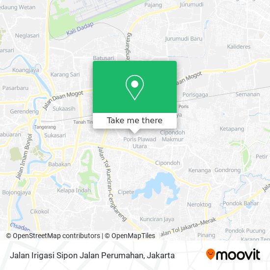 Jalan Irigasi Sipon Jalan Perumahan map