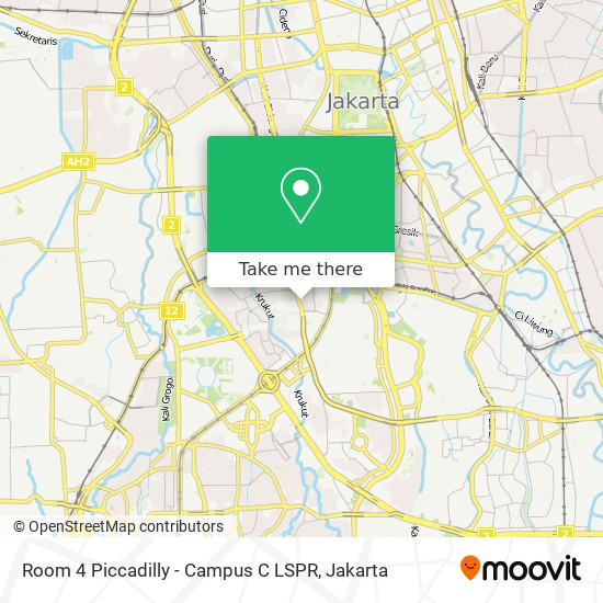 Room 4 Piccadilly - Campus C LSPR map