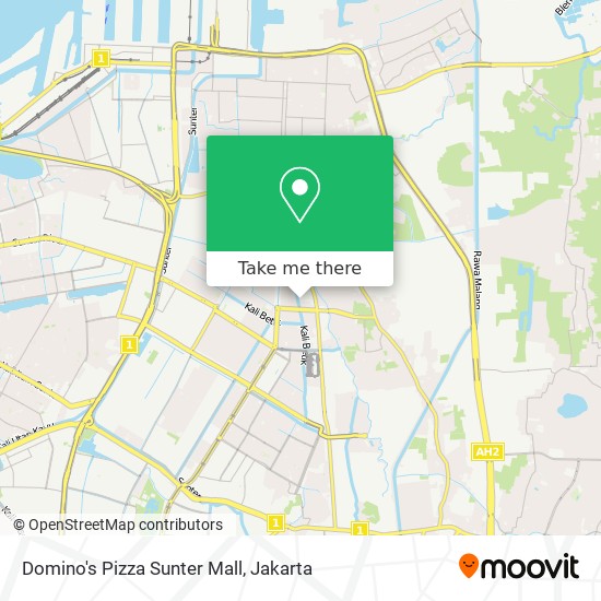 Domino's Pizza Sunter Mall map