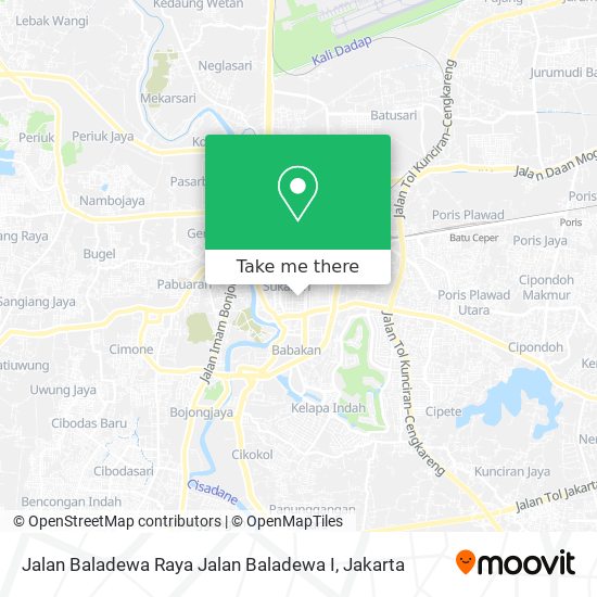 Jalan Baladewa Raya Jalan Baladewa I map